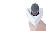 Triangular White Mic Flag
