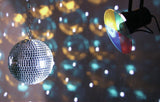 Mirror Ball Set 20cm with Pinspot